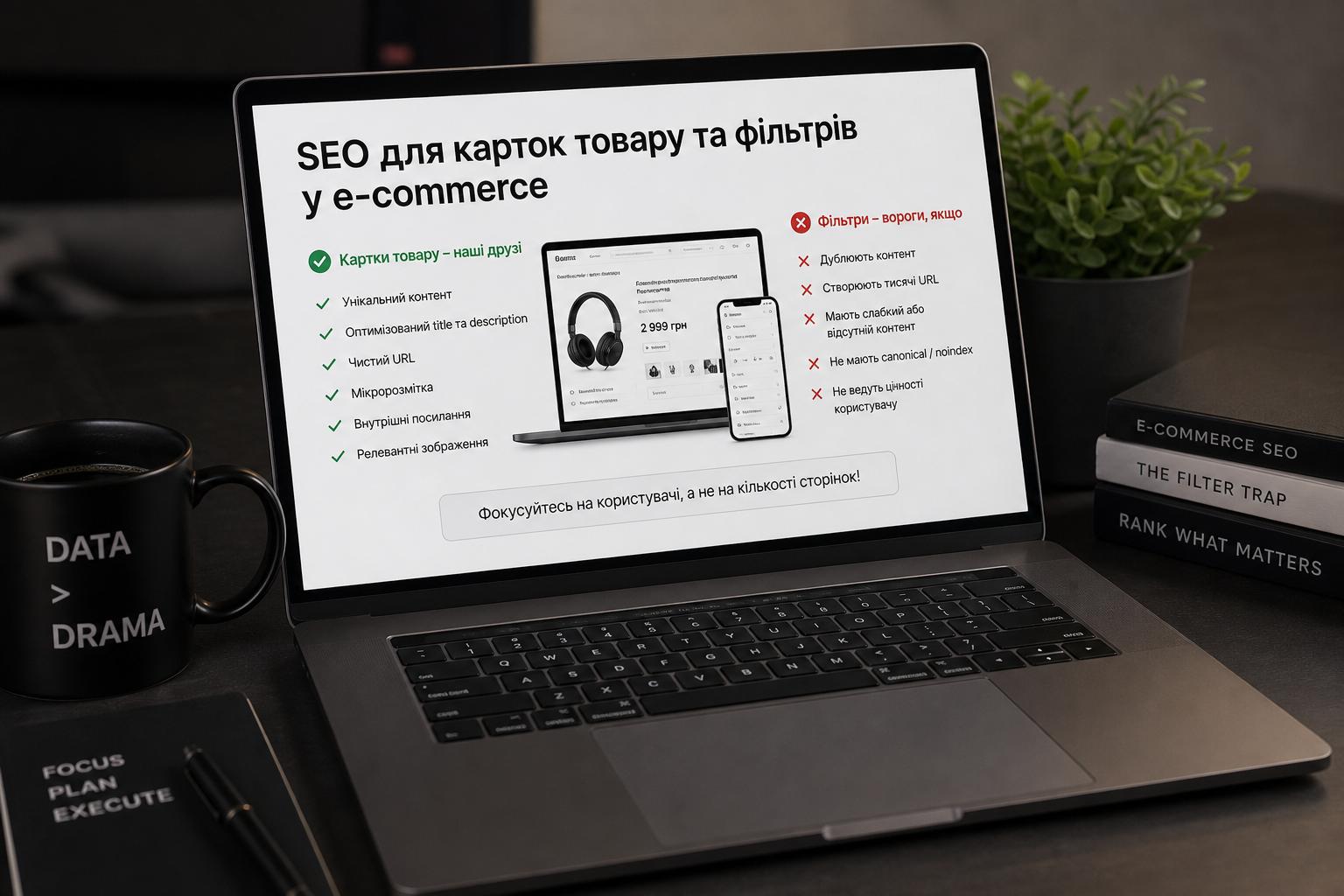 SEO для карток товару та фільтрів у e-commerce. Faceted navigation seo: коли фільтри стають ворогом