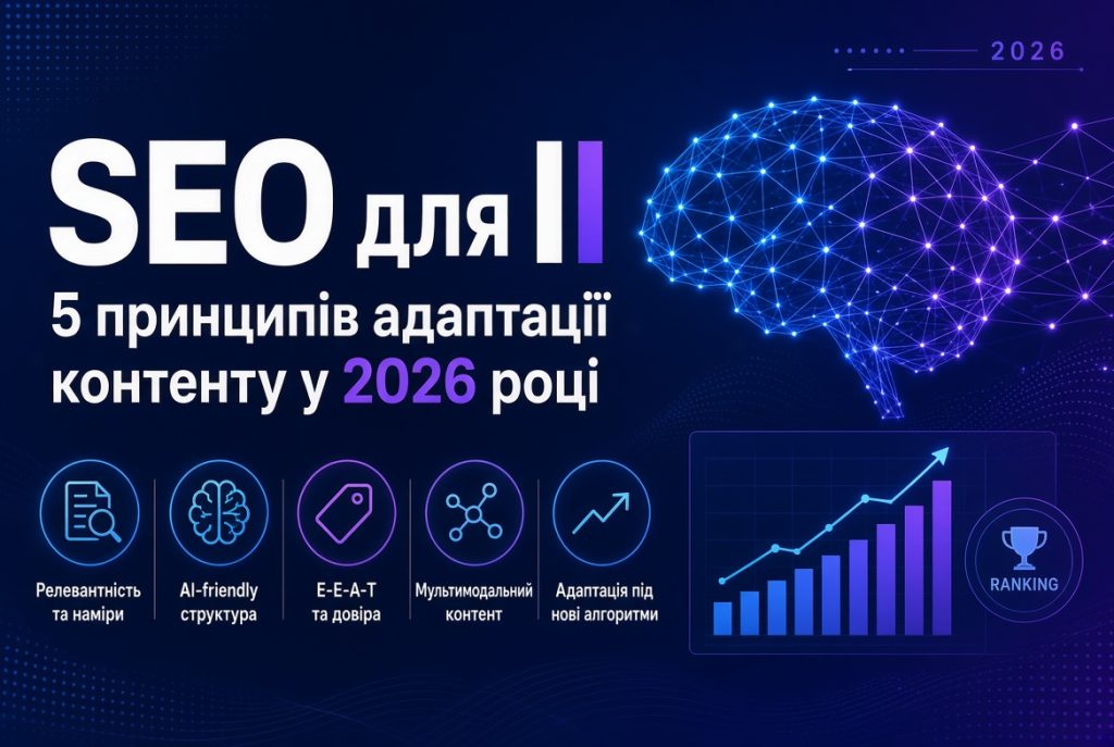 SEO для ІІ 5 принципів адаптації контенту у 2026 році