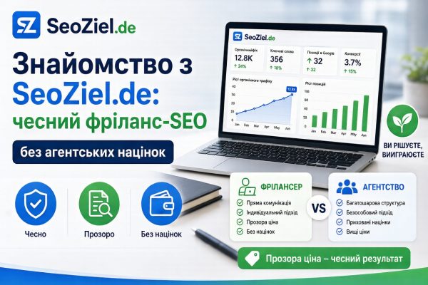 Знайомство з SeoZiel.de