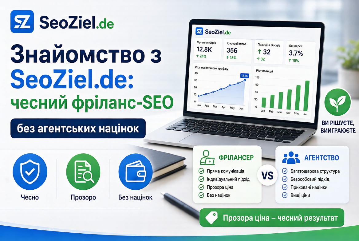 Знайомство з SeoZiel.de